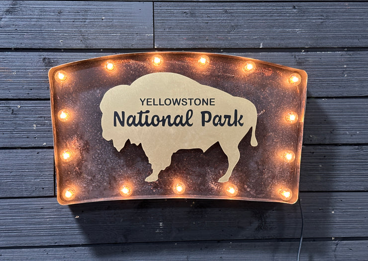 NATIONAL PARK BISON MARQUEE