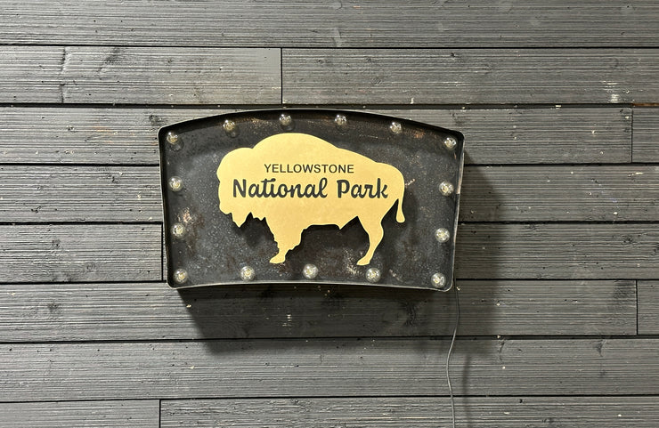 NATIONAL PARK BISON MARQUEE