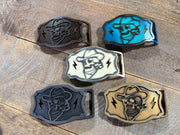 COWBOY SKULL BUCKLE