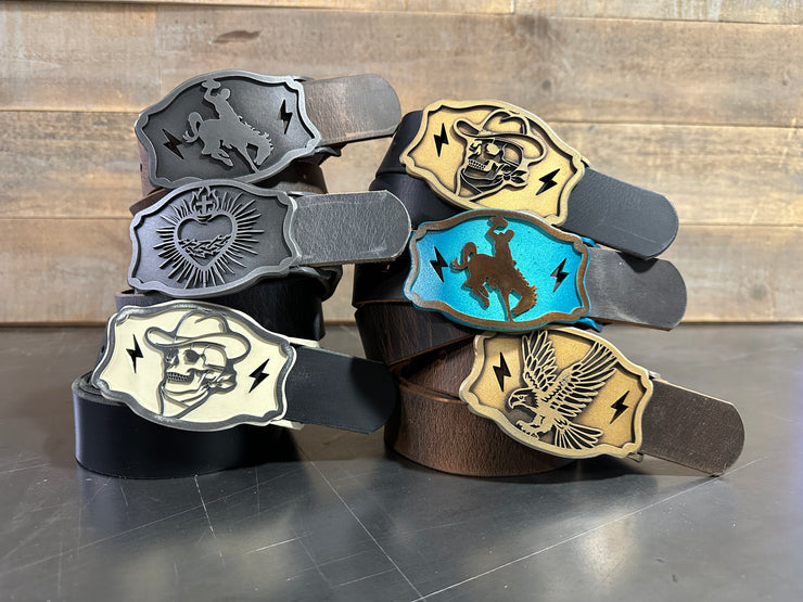 WESTERN BRONCO BUCKLE